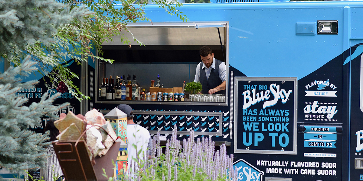 blue sky soda food truck