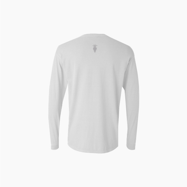 pineapple white long sleeve back